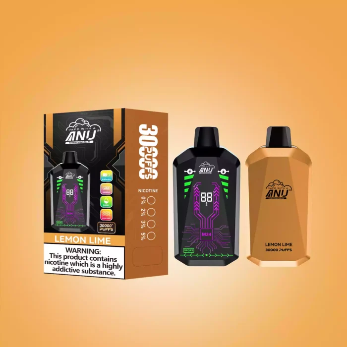 2025 Hot Selling ANU Ster 30000 Trekjes Citroen Limoen Wegwerp Vape Mesh Coil 1.0 Ohm Nicotine 0 2 3 5 Europese snelle levering vanuit magazijn 2