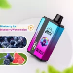 2025 Hot Selling-artikelen ANU Dubbele Smaak 30000 Trekjes Bosbes IJs & Zwarte Draak IJs Wegwerp Vape 36ml Capaciteit Mesh Coil Snelle levering vanuit Europees