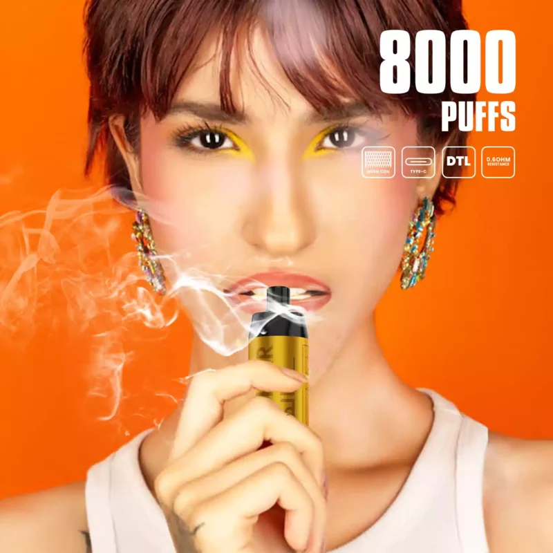 ALFAKHAR 15000 Trekjes F18S Perzik IJs Smaak–De perfecte keuze voor de liefhebber van frisse fruitige vape ervaringen 3