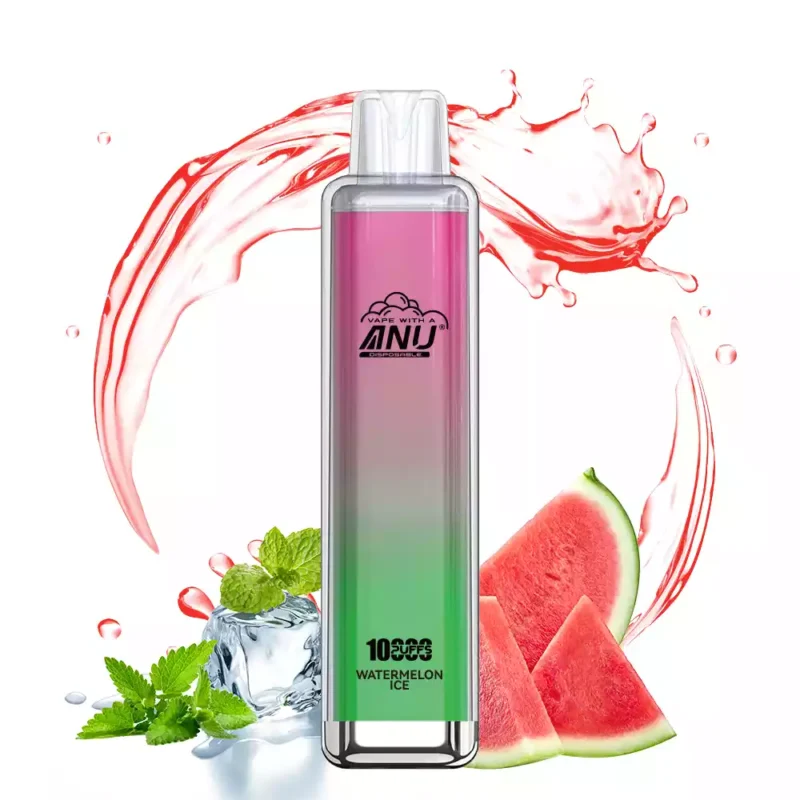 Best Verkochte ANU Crystal 10000 Trekjes Wegwerp E sigaret Watermeloen IJs Smaak Populaire Keuze Voor Vape 1