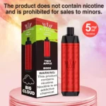 Best verkopende ALFAKHAR 8K Trekjes F18 Dubbele Appel Smaak Wegwerp E-sigaret met 18 ml E-vloeistof 0.5% Nicotine en 0.6 Mesh-kern 600 mAh Oplaadbaar Retail (2)
