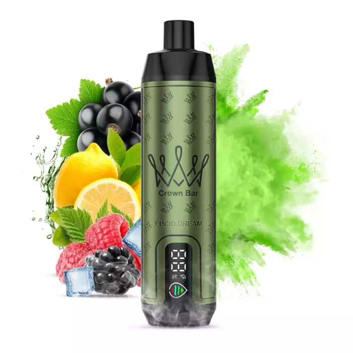 Bestseller ALFAKHAR 15000 Trekjes F18S Luzide Droom Smaak Wegwerp E-sigaret met 0.5% Nicotine en 22 ml E-vloeistof 600 mAh Batterij fabrikant retail 1