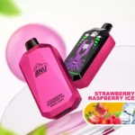 Bestverkochte ANU Ster 30000 Trekjes Aardbei Framboos IJs Wegwerp Vape 22ml 650mAh Type C Oplaadbaar Fabrieksverkoop (1)