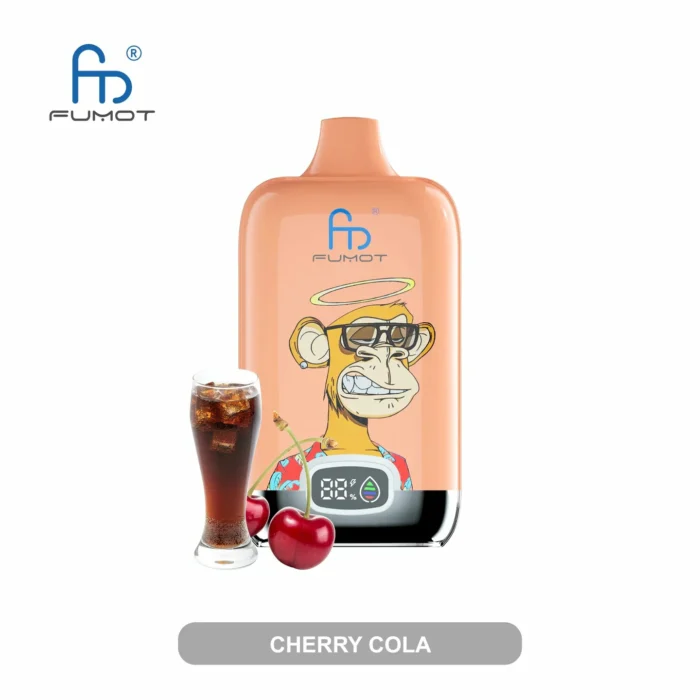 Gewilde Randm Digital Box 12000 Trekjes Kers Cola Smaak Wegwerp E sigaret met Nicotine Gehalten van 0 2 3 5 en 20ml Capaciteit Type C 550 mAh Oplaadbaar Retail 2