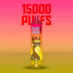 Hoge kwaliteit RandM Tornado 15000 Trekjes Perzik IJs Smaak Wegwerp E-sigaret 850 mAh Oplaadbaar met 25 ml e-vloeistof en RGB-ontwerp Bestverkocht Retail (2)
