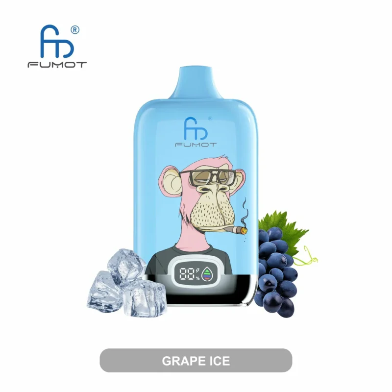 Hoge kwaliteit Randm Digital Box 12000 Trekjes Druiven IJs Smaak Wegwerp Esigaret met ruime nicotineopties en 20ml capaciteit verkrijgbaar voor retail 1