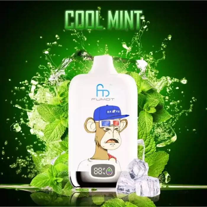 Hoge kwaliteit Randm Digital Box 12000 Trekjes Koele Munt Smaak Wegwerp E-sigaret met Nicotine Gehalten van 0% 2% 3% 5% en 20ml Capaciteit Type-C 550 mAh Oplaadbaaraar