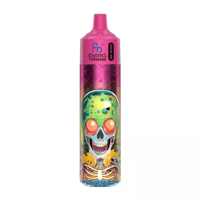 Hot Sale RandM Fumot Tornado 30000 Trekjes Blauwe Razz IJs Smaak Wegwerp E sigaret met 660 mAh Oplaadbaar en 20ml Capaciteit met Verschillende Nicotine Gehalten Retail 2