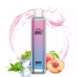 Hot Selling ANU Crystal 10000 Trekjes Wegwerp E-sigaret Perzik IJs Smaak–18ml E-vloeistof, 650mAh Batterij, Type-C Oplaadbaar, Europese Snelle Levering – Fabrieksverkoop (2)
