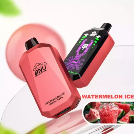Hot Selling ANU Ster 30000 Trekjes Watermeloen IJs Wegwerp Vape Europese snelle levering vanuit magazijn (2)