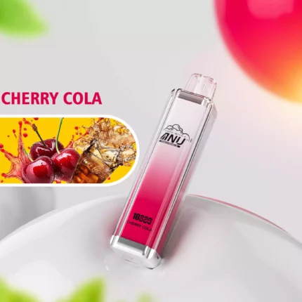 Populaire ANU Crystal 10000 Trekjes Wegwerp E-sigaret Kers Cola Smaak, Nicotine 0-5%, Europese Snelle Levering – Retail (1)