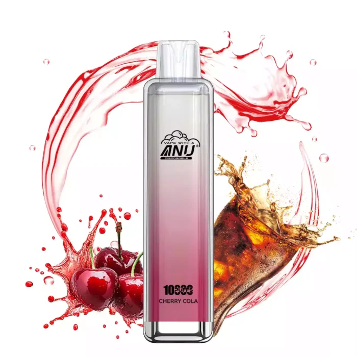 Populaire ANU Crystal 10000 Trekjes Wegwerp E sigaret Kers Cola Smaak Nicotine 0 5 Europese Snelle Levering – Retail 2