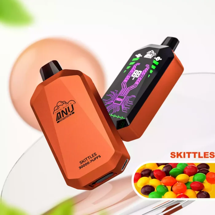 Populaire ANU Ster 30000 Trekjes Skittles Smaak 22ml 650mAh Type C Oplaadbaar Fabrieksverkoop (1)
