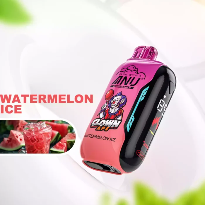 Populaire ANU Vista 30000 Trekjes Watermeloen IJs Smaak Wegwerp E-sigaret 22ml Nicotineopties 0%-5% Type-C Oplaadbaar Fabrieksverkoop