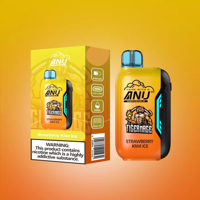 Populaire ANU Vista 30000 Trekjes Wegwerp E sigaret Aardbei Kiwi IJs Smaak 650mAh Type C Oplaadbaar 22ml E vloeistof Fabrieksverkoop 2