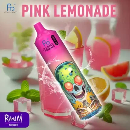 Populaire RandM Fumot Tornado 30000 Trekjes Roze Limonade Smaak Wegwerp E-sigaret met 0% 2% 3% 5% Nicotine Gehalten en 20ml Capaciteit 1.0Ω Mesh Coil 660 mAh Oplaadbaar Fabri