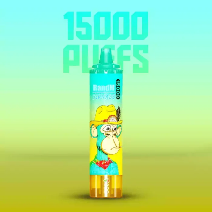 Populaire RandM Tornado 15000 Trekjes Watermeloen IJs Smaak Wegwerp E sigaret met 0 2 3 5 Nicotine en 25 ml E vloeistof RGB ontwerp 850 mAh Oplaadbaar Fabrikant Retail