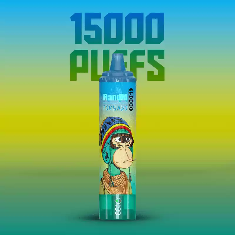 RandM Tornado 15000 Trekjes Blauwe Razz Limonade Smaak Wegwerp E sigaret met 0 2 3 5 Nicotine en 25 ml E vloeistof Bestverkoper Fabrikant Retail 2