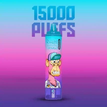 RandM Tornado 15000 Trekjes Bosbes Framboos Smaak E-sigaret Wegwerp Model 850 mAh Oplaadbaar 25 ml e-vloeistof met RGB-ontwerp Populairste Keuze Retail (3)