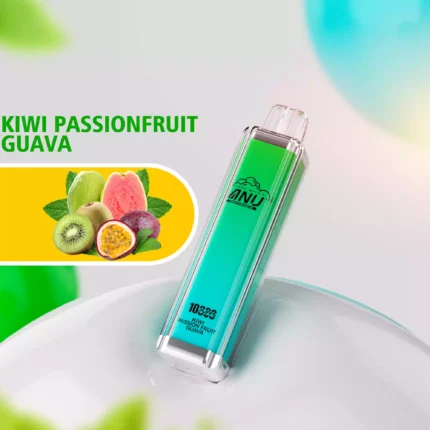 Top Verkoper ANU Crystal 10000 Trekjes Kiwi Passievrucht Guave Smaak Wegwerp E-sigaret Nu Beschikbaar