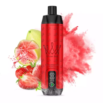 Topkeuze ALFAKHAR 15000 Trekjes F18S Aardbei Punch Smaak Wegwerp E-sigaret 0.5% Nicotine en 22 ml E-vloeistof Bestseller retail