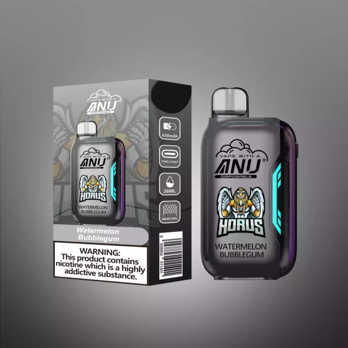 Topverkoper ANU Vista 30000 Trekjes Wegwerp E sigaret Watermeloen Kauwgom Smaak 22ml E vloeistof Nicotine 0 2 3 5 Fabrieksverkoop 2