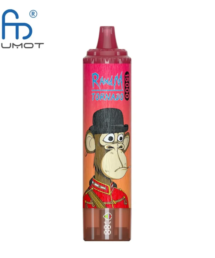 Uitstekende kwaliteit RandM Tornado 15000 Trekjes Wegwerp E sigaret met Rode Energie IJs Smaak 25 ml E vloeistof RGB ontwerp en 0 2 3 5 Nicotine Gehalten 850 mAh Oplaadbaar Re 1