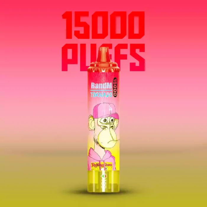 Zeer populaire RandM Tornado 15000 Trekjes Mango op IJs Smaak Wegwerp E sigaret met 0 2 3 5 Nicotine Gehalten RGB ontwerp 25 ml E vloeistof 850 mAh Oplaadbaar Fabrikant Retail 1